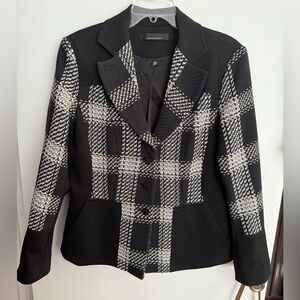 White House Black Market Plaid Blazer